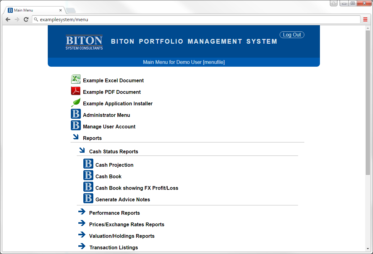 Biton Portfolio Management System